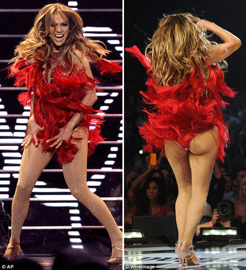 Jennifer Lopez délibérée fait sensation à Las Vegas 